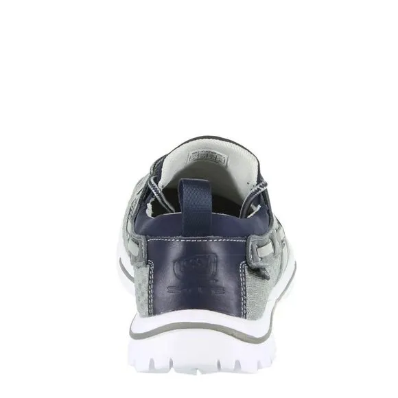 Del Marina 3-01 Skuze men’s boat shoes size 11.5 gray navy mesh