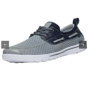 Del Marina 3-01 Skuze men’s boat shoes size 11.5 gray navy mesh