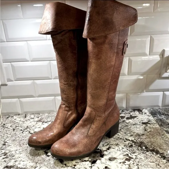 Diba Over The Knee Leather Boots