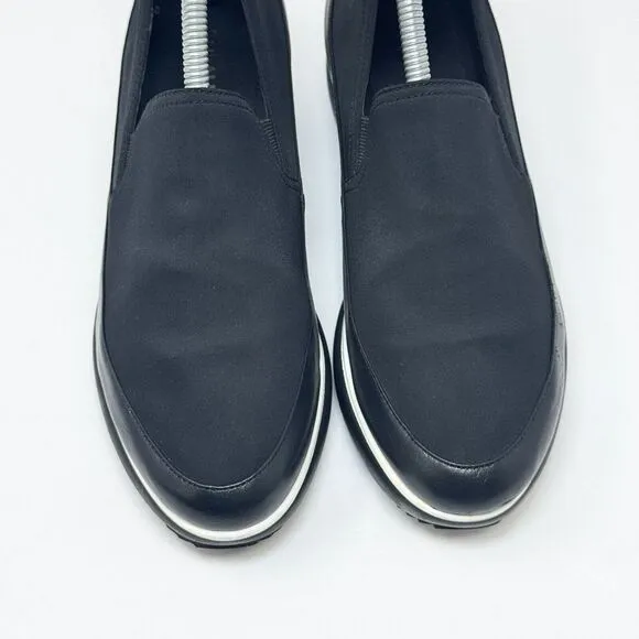 Donald Pliner Lizzee‎ Slip On Platform Sneaker Shoes Black Size 7.5