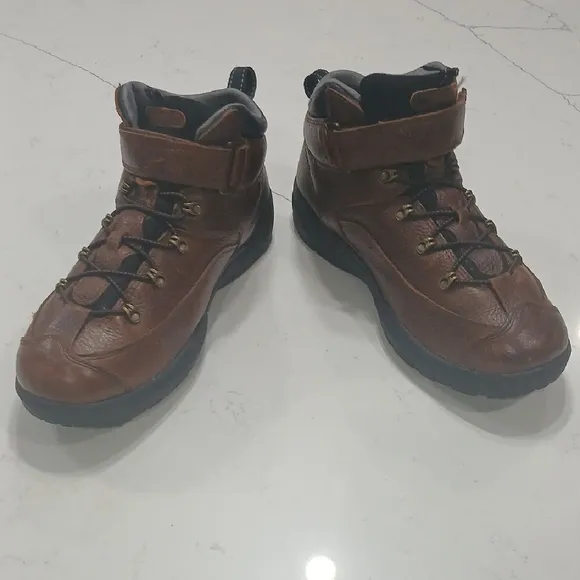 Dr. Comfort Brown Leather Boots Gentle Used Excellent Conditions Sz 11.5