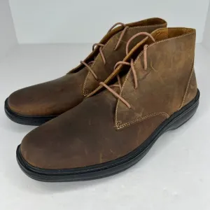 Dr. Comfort Mens 7920 Ruk Brown Leather Lace Up Ankle Size 9.5 M Chukka Boots