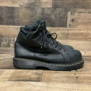 Dr. Doc Martens Steel Toe Safety Shoes Black ASTM F2413-11 Mens 14 Leather Boots