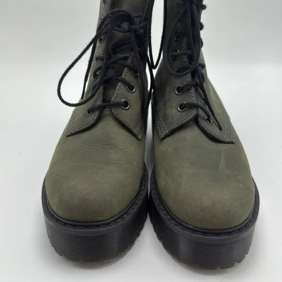 Dr marten Shriver Hi Women's Moldova Leather Heeled Boots size 7 women’s
