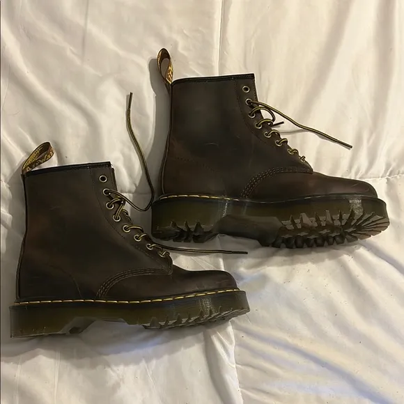 Dr. Martens BEX Brown Leather Boots
