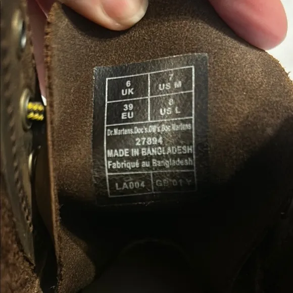 Dr. Martens BEX Brown Leather Boots