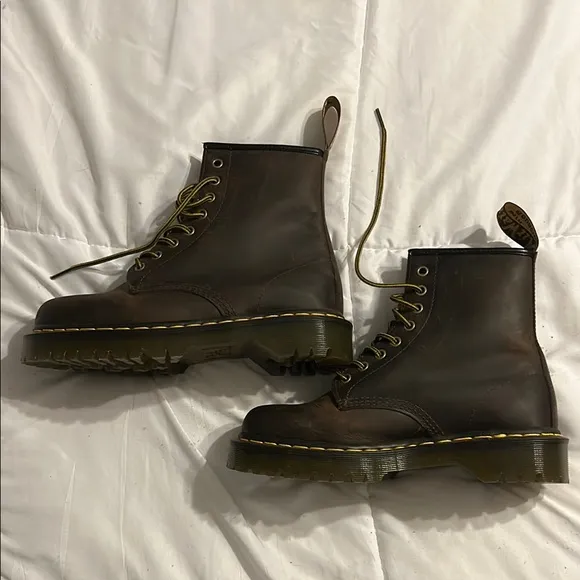 Dr. Martens BEX Brown Leather Boots