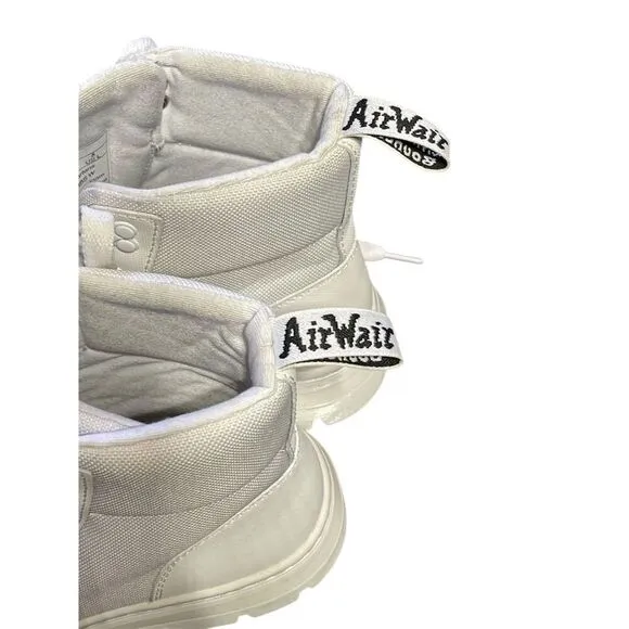 Dr. Martens Combs Women's White Combat Boots Size 8