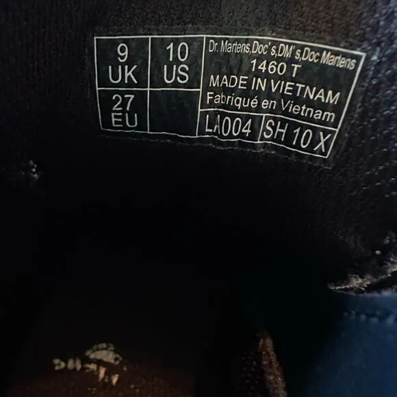Dr. Martens | Kids Size 10 Youth Silver Cosmic Glitter