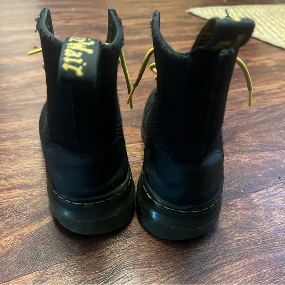 Dr. Martens Men's Combs Nylon Combat Boot Size 10M Black
