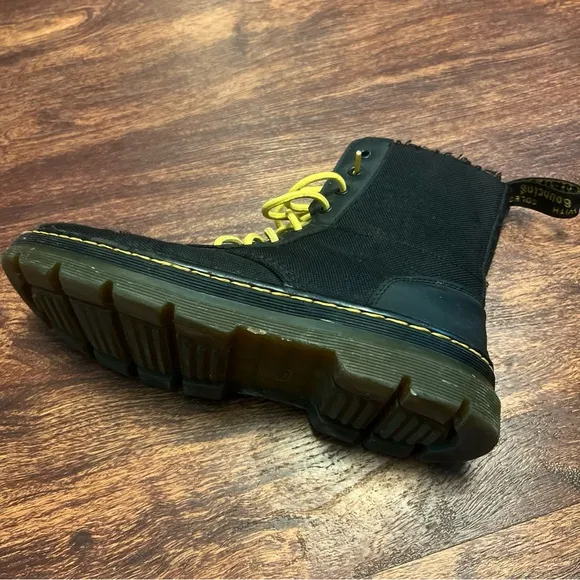 Dr. Martens Men's Combs Nylon Combat Boot Size 10M Black