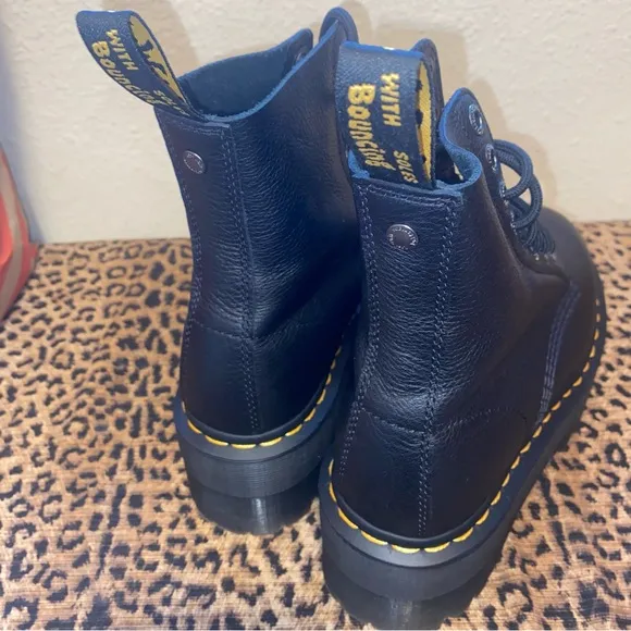 Dr. Martens Pascal Max Black Leather Platform Boots New size 7 Women’s Airwair