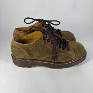 Dr. Martens Shoes US 4 Vintage 8019 Suede Oxford Lace Up Made in England School