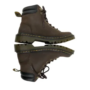 Dr. Martens Sz 6 Womens Faora Brown Leather Lace-Up Hiking Ankle Boots EUC 8358