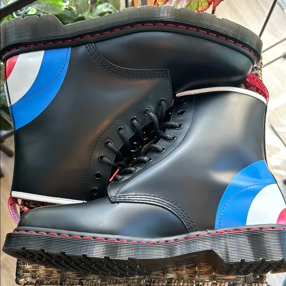 DR. MARTENS THE WHO 1460 MEN’S BOOTS SIZE 11 NEW
