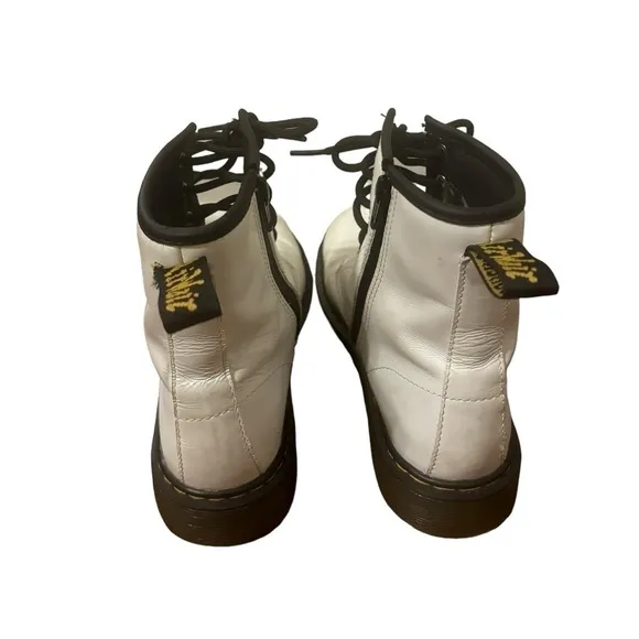Dr. Martens Youth 1460 Softy T Leather Lace Up Boots Size 6W/5M