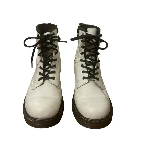 Dr. Martens Youth 1460 Softy T Leather Lace Up Boots Size 6W/5M
