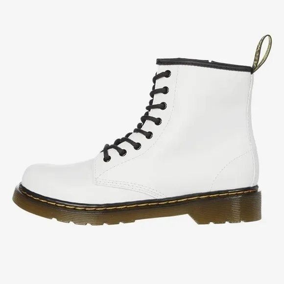 Dr. Martens Youth 1460 Softy T Leather Lace Up Boots Size 6W/5M