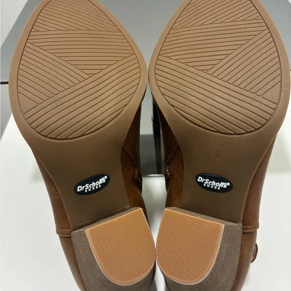 Dr. Scholl's Kickstart WesternBooties Women's Brown StackedBlock Heel ZPO756