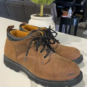 Duluth Trading Co Men's Size 11M Brown Leather Short Ankle Work boot