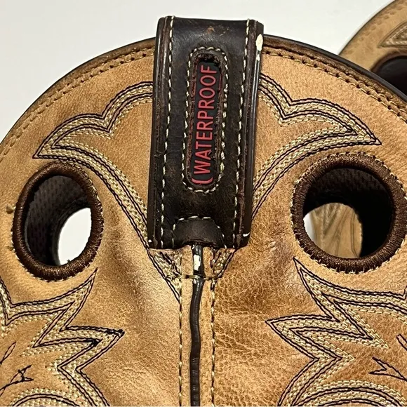 Durango Rebel Mens Saddle Up WTP Steel Toe Western Work Boots DB019 size 9.5 M