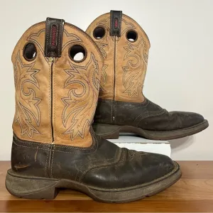 Durango Rebel Mens Saddle Up WTP Steel Toe Western Work Boots DB019 size 9.5 M
