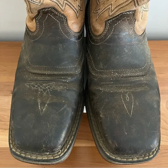 Durango Rebel Mens Saddle Up WTP Steel Toe Western Work Boots DB019 size 9.5 M