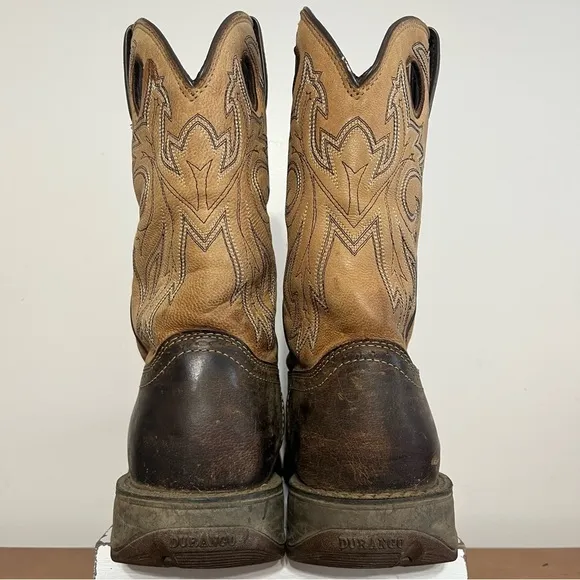 Durango Rebel Mens Saddle Up WTP Steel Toe Western Work Boots DB019 size 9.5 M