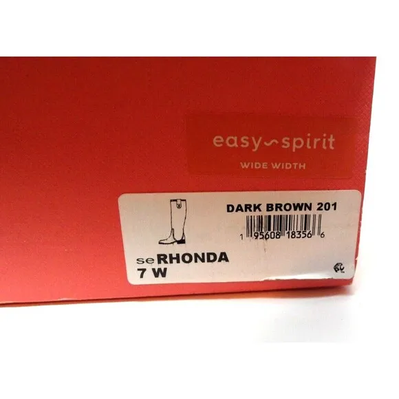 Easy Spirit Martha Stewart Serhonda Riding Boots Brown Size 7W NIB Crocodile New