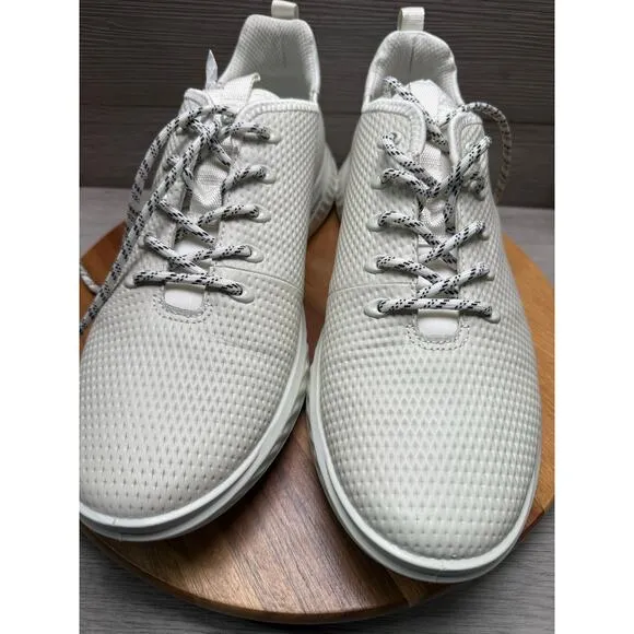 Ecco ATH-1FM Alpha Lace Up Sneakers Shadow White 834964 Size 12 - 12.5 Men’s