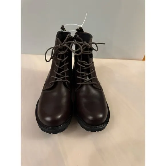 ECCO Elaina Street Lace-Up women’s brown Boot size 9-9 1/2 (New)