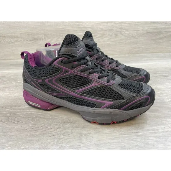 Ecco Receptor RXP 3080 Women's 8 Black Fabric Upper Athletic Hiking Sneaker Shoe