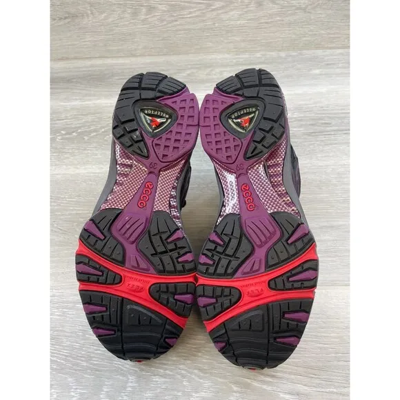 Ecco Receptor RXP 3080 Women's 8 Black Fabric Upper Athletic Hiking Sneaker Shoe