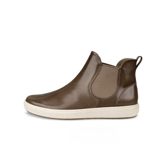 Ecco Soft 7 Women’s Leather Brown Chelsea Boots size 4-4.5
