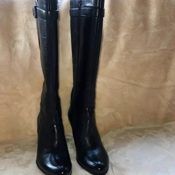 Ecco Women's Black Knee-High Boots