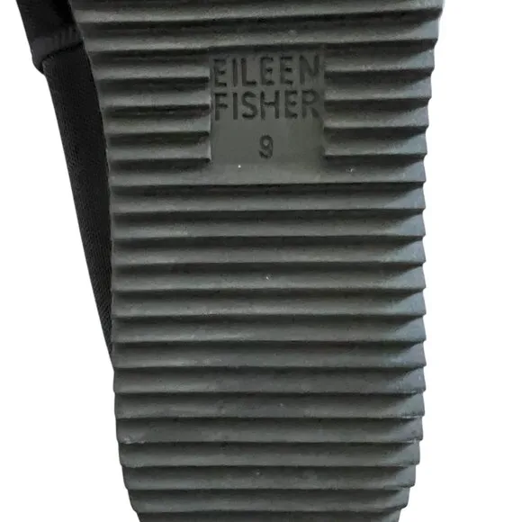 Eileen Fisher Pep Slip-On Mesh Shoes In Black Size 9