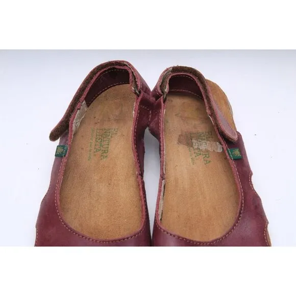 El Naturalista Wakataua Sandals Shoes Slingback Leather Women's Summer Sz ...