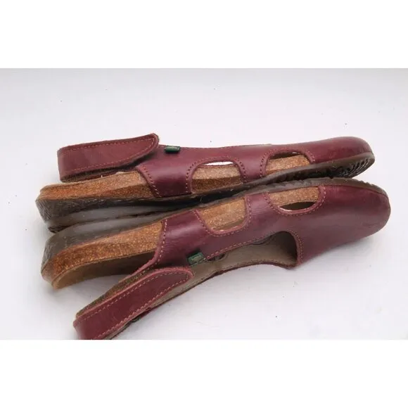 El Naturalista Wakataua Sandals Shoes Slingback Leather Women's Summer Sz ...