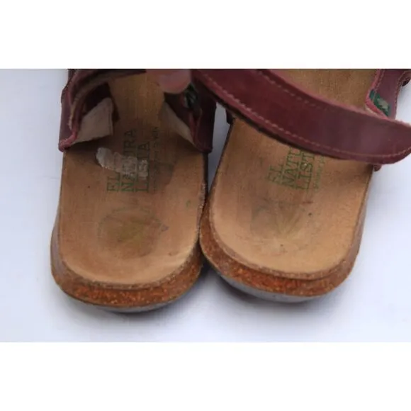 El Naturalista Wakataua Sandals Shoes Slingback Leather Women's Summer Sz ...