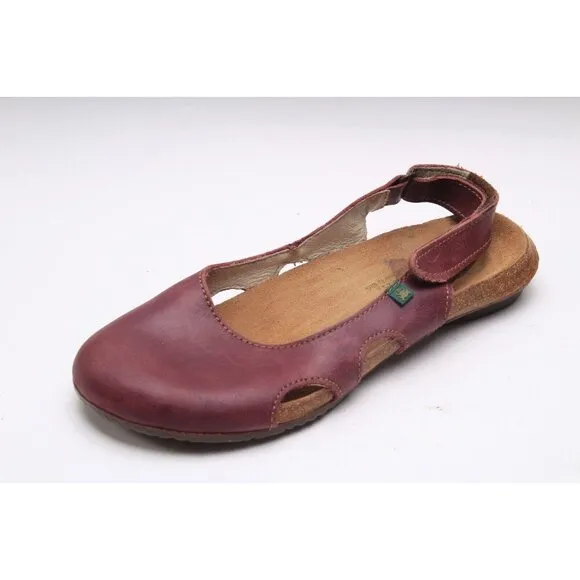 El Naturalista Wakataua Sandals Shoes Slingback Leather Women's Summer Sz ...