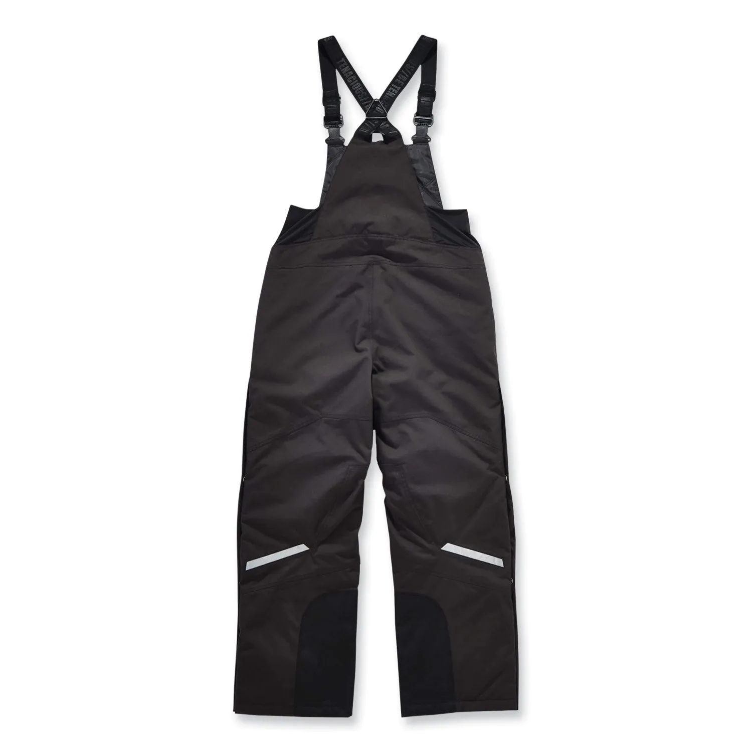 ergodyne® N-Ferno 6471 Thermal Bibs with 500D Nylon Shell, 2X-Large, Black