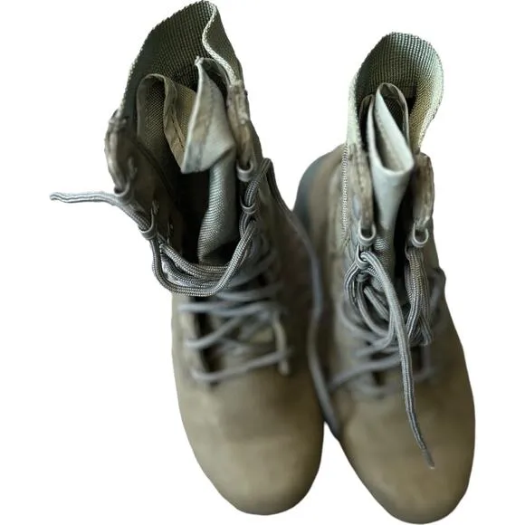 EUC Belleville Tactical Research TR696 Flyweight Sage Green USAF Boots Youth 3.5