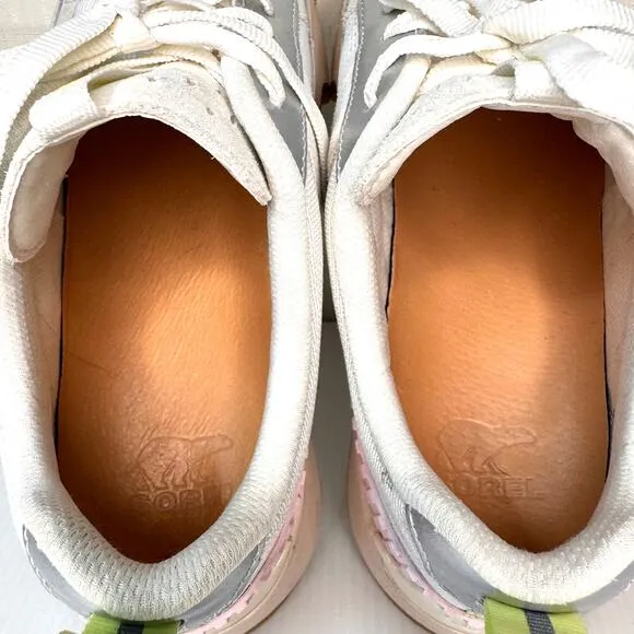 EUC SOREL Sneakers Women's 9.5 Kinetic Impact II Lace Mesh Trainer Tennis Shoes