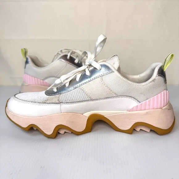 EUC SOREL Sneakers Women's 9.5 Kinetic Impact II Lace Mesh Trainer Tennis Shoes