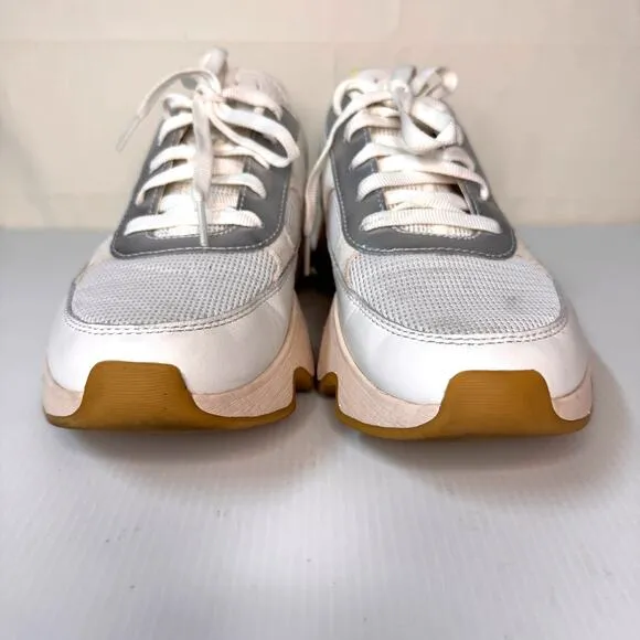 EUC SOREL Sneakers Women's 9.5 Kinetic Impact II Lace Mesh Trainer Tennis Shoes