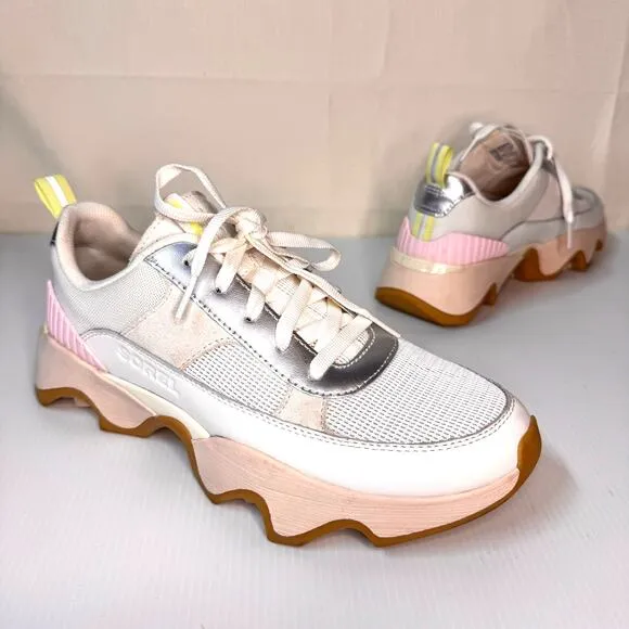 EUC SOREL Sneakers Women's 9.5 Kinetic Impact II Lace Mesh Trainer Tennis Shoes