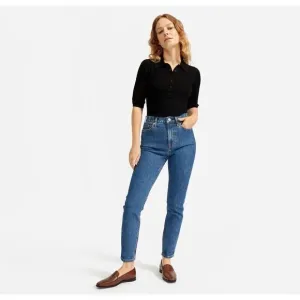 Everlane The High-Rise Skinny Jean Ankle 26 Medium Blue Wash