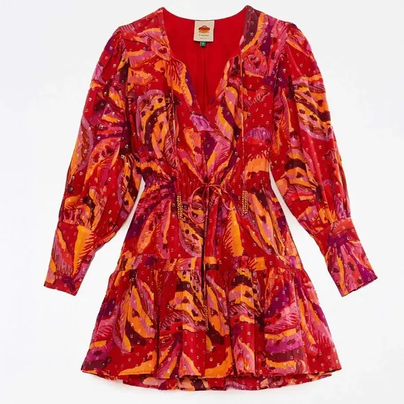 Farm Rio Banana Juice Cotton Minidress