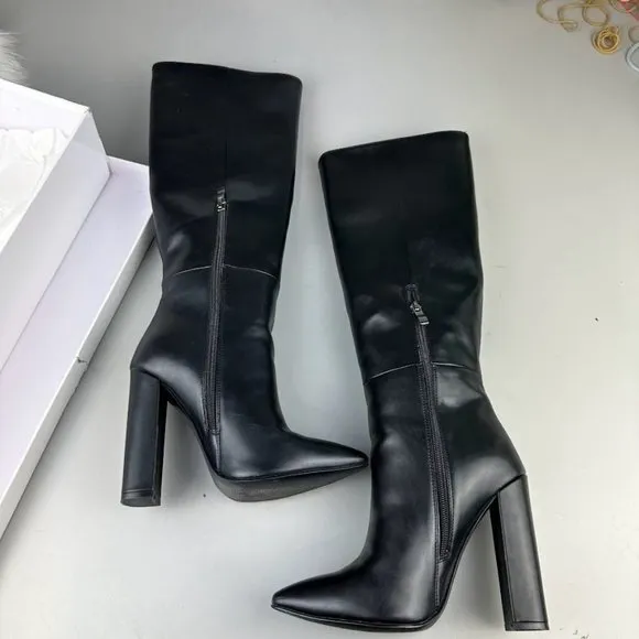FEMME LA Paris Knee High Boot in Black