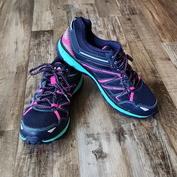Fila Women's All Terrain Pink &amp; Blue Sneakers Size 11 Running Hiking NWOB